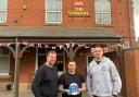 From left; Sundial owner Scott Leach, assistant manager Dean Knight  and Liam Howarth