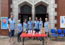 Volunteers ready for festival goers at Heaton Park Methodist Church