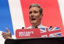 Labour leader Sir Keir Starmer making his keynote speech during the Labour Party Conference in Liverpool on Tuesday