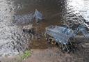 The trolleys along with 56 bags of waste were removed from the Irwell in Radcliffe.