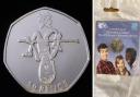 The rare Blue Peter 50p coin sold for £267 after attracting 43 bids on the online auction