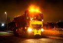 Gritters leaving the depot