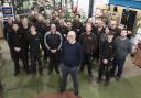 Andrew McClusky Managing Director at BEP Surface Technologies at the forefront with factory staff