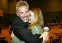 VICTORY: David Chaytor gets a hug from his daughter, Sarah, after retaining Bury North in the 2005 general election