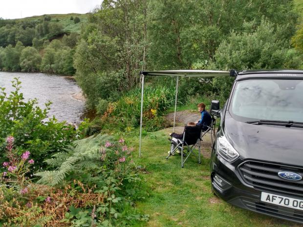 Bury Times: The Ford Nugget during a family holiday