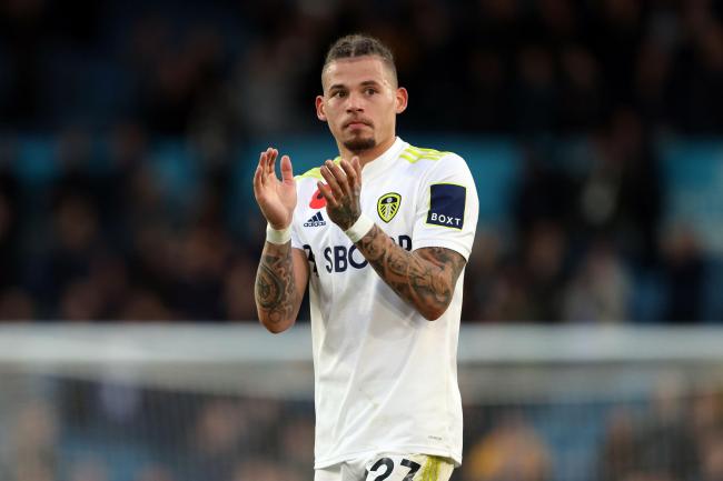 Kalvin Phillips was substituted at half-time during Leeds' draw at Brighton on Saturday