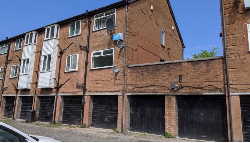 Prestwich’s ramshackle garages could be turned into fashionable one-bed flats