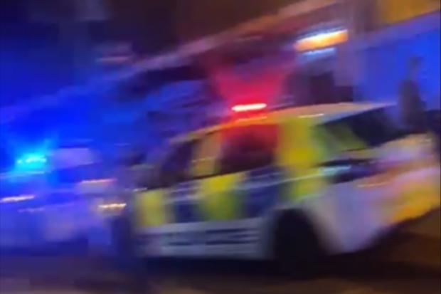 Bury Times: A "massive police presence" were quickly on the scene
