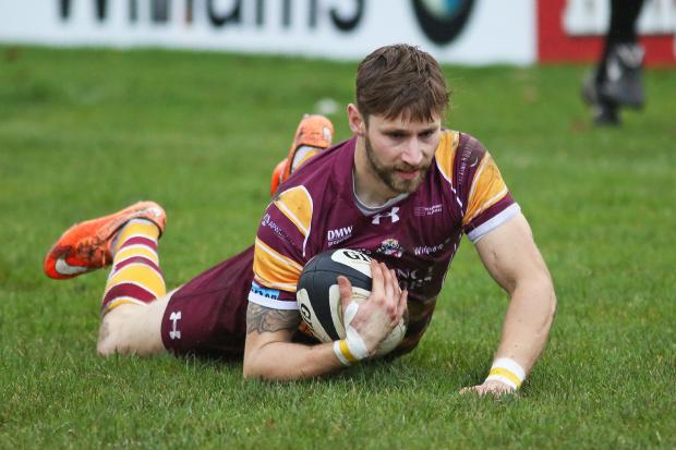 ON THE SCORESHEET: Sedgley Tigers’  Andy Riley scored at Tynedale in a big win