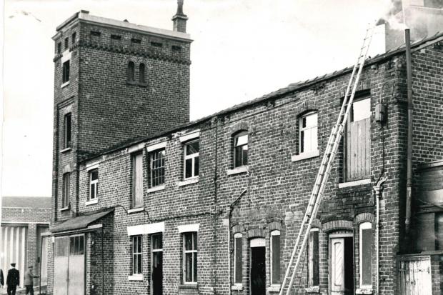Bury’s original fire station in 1965