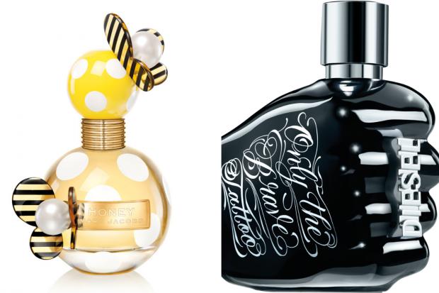 Bury Times: (Left) Marc Jacobs Honey EDP and (right) Diesel Only the Brave Tattoo EDT (The Perfume Shop/Canva)