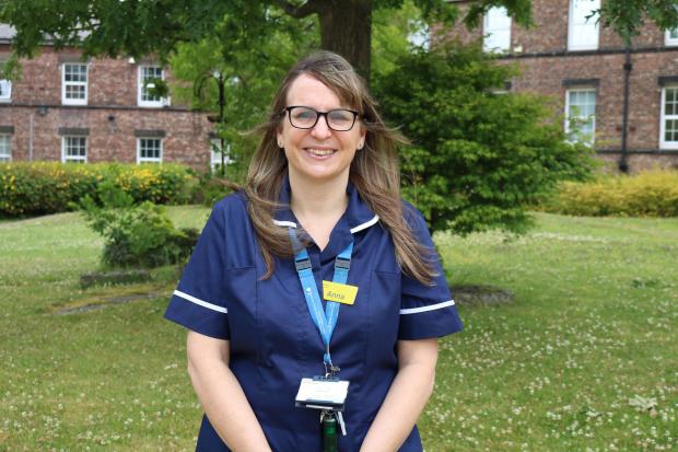 Bury Times: Ralf's cousin Anna works at Prestwich Hospital as a Mental Health Change Nurse