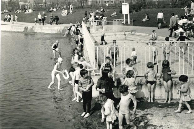Clarence Park Lido in Bury in 1969