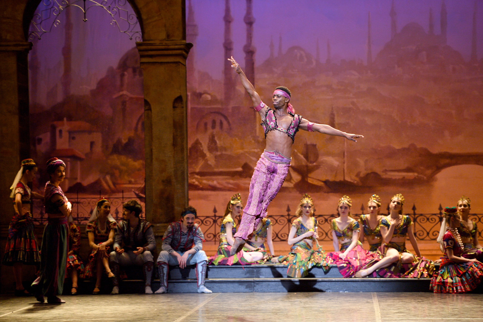 Brooklyn Mack as Lankendem in English National Ballets Le Corsaire (Picture: Laurent Liotard)