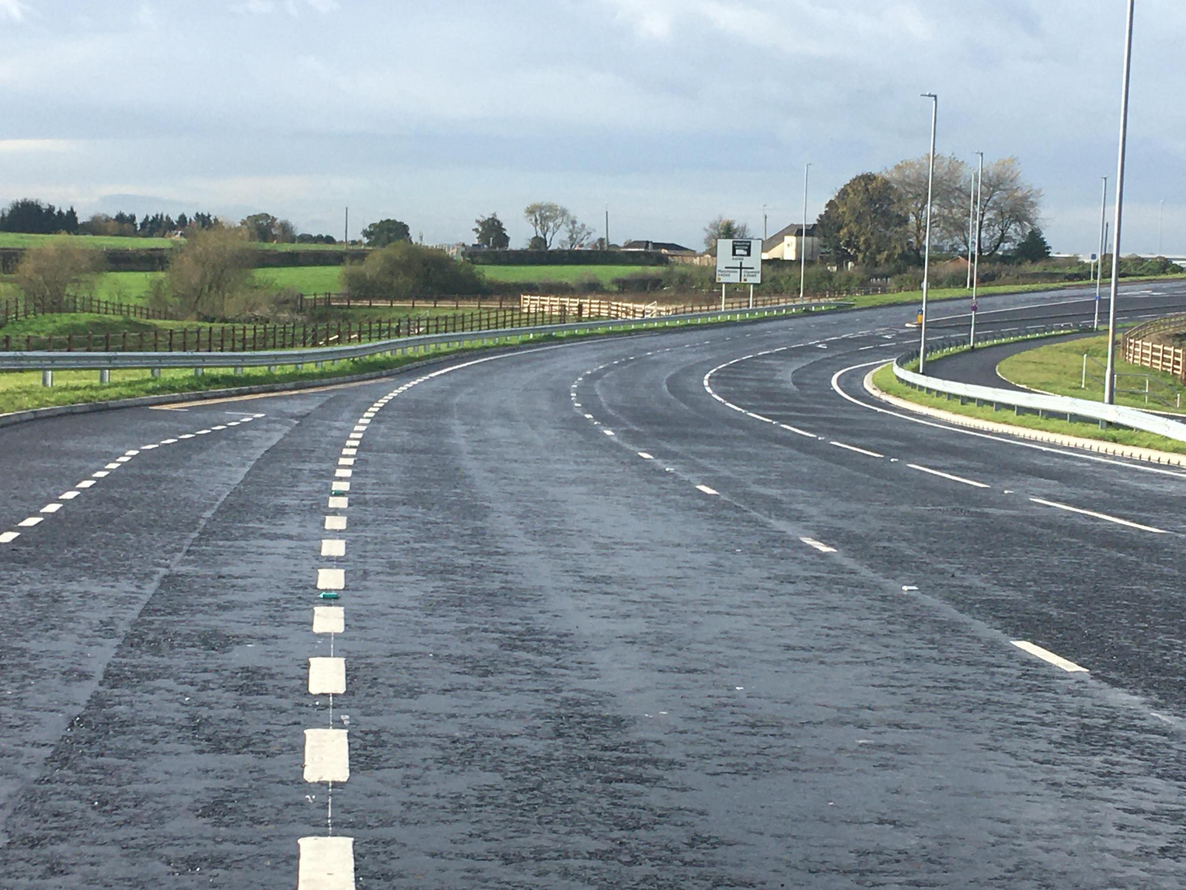 The new South Heywood link road (Picture: LDRS)