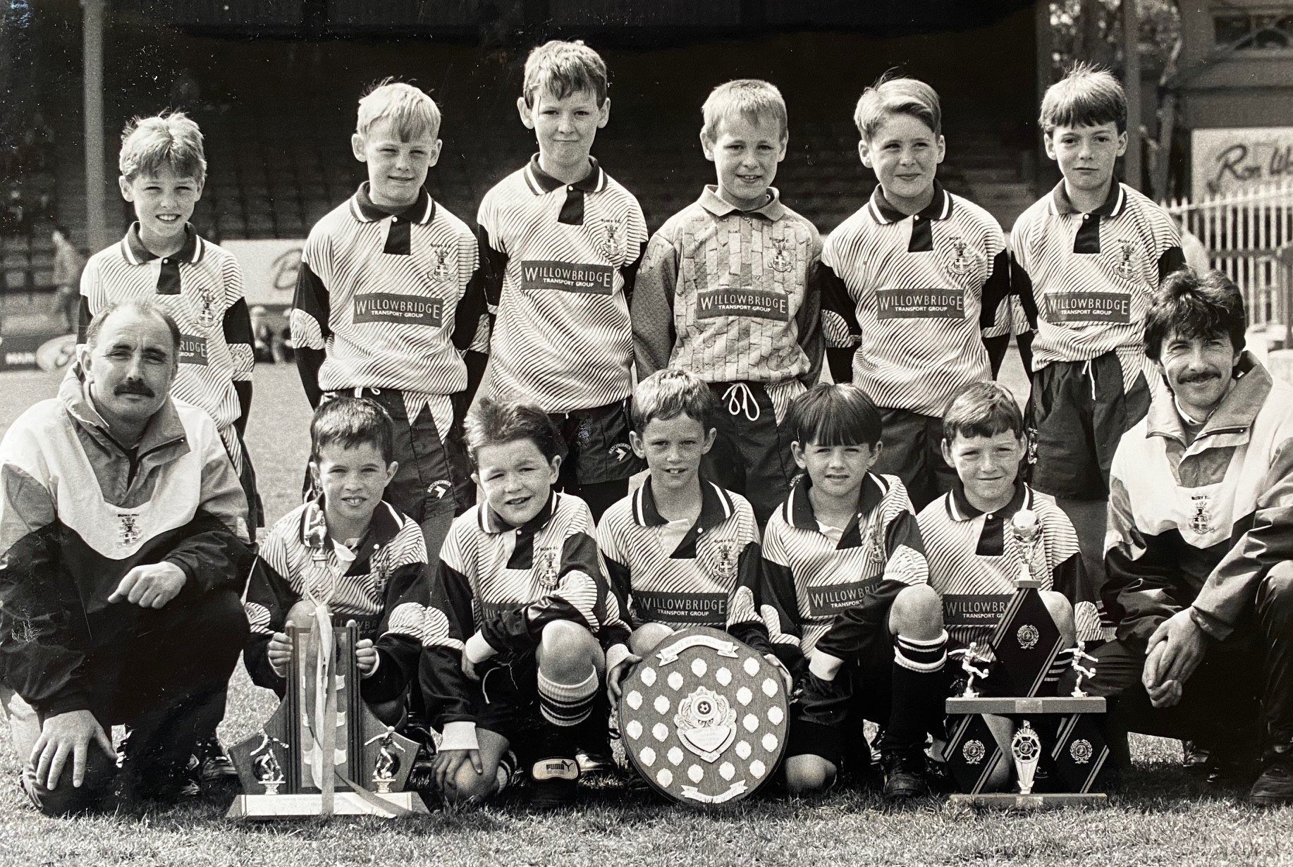Recognise anyone from Bury FC’s all-conquering under-10s?