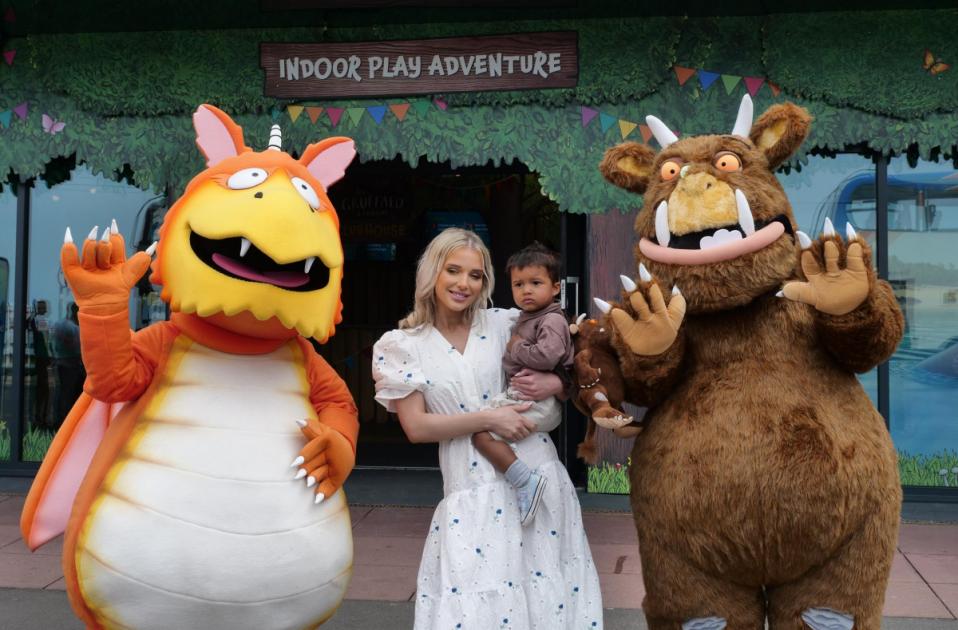 Helen Flanagan opens £2.3m Gruffalo attraction in Blackpool