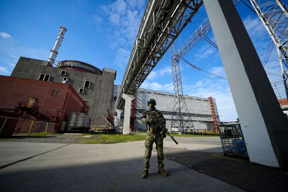 Ukrainian nuclear power plant switches to emergency generators