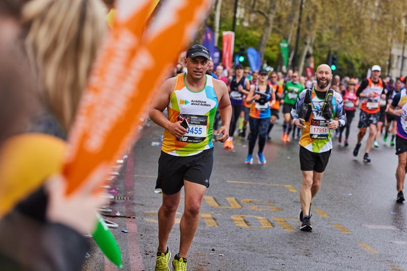 London Marathon runner’s support for Ambitious about Autism