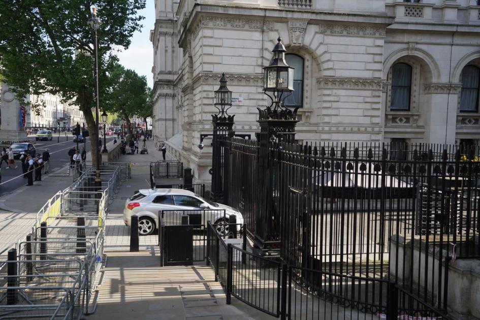 Man released after Downing Street crash charged with indecent images