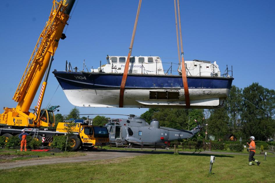 Lifeboat to become glamping pod after being saved from scrapheap
