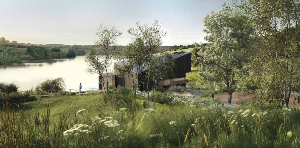 Plans for a lakeside café have been lodged