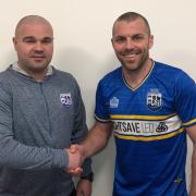 NEW BOYS: Radcliffe manager Lee Fowler and Stephen Dawson
