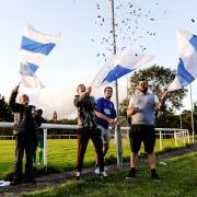 Bury AFC fans at their first game against Daisy Hill. Picture: Andy Whitehead