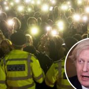 Boris Johnson makes plans to investigate police actions at Sarah Everard vigil. (PA/Canva)