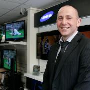 CUSTOMER SERVICE FOCUS: Michael Gilmore inside his Simply Electricals store