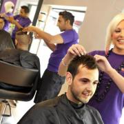 STYLISH AND MODERN: Noggi’s Hairdressing, Bank Street, Bolton. Katie Collier and owner Noggi Patel, back