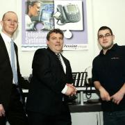Experts: From left Ian Taylor, managing director Andrew Roberts and Andy Goodman
