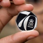 The Royal Mint releases Platinum Jubilee 50p coins into circulation (The Royal Mint)