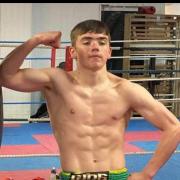 HOPES: Bury's Lewis George prepares to head to Istanbul for the European Muay Thai Championships
