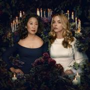 Sandra Oh as Eve and Jodie Comer as Villanelle (BBC/BBC America)