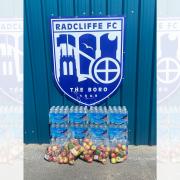 Food donations for Radcliffe Football Club Summer Camp