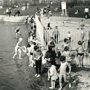 Clarence Park Lido in Bury in 1969
