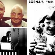 From left: Bob Nutts Jr with interviewee, Trevor Williams, Lorna's Mr Chips, and artwork by Bob. Photos: Bob Nutts Jr