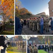 The Tottington remembrance service