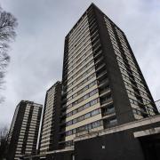Seven Sisters tower blocks on College Bank in Rochdale