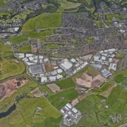 The area that will be transformed into the Northern Gateway, between Bury and Heywood