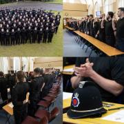 The Greater Manchester Police attestation ceremony on Tuesday, February 14