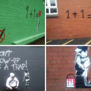 Bury's very own Banksy creates art to tackle knife crime