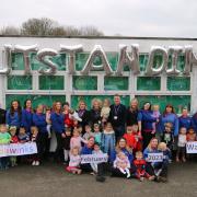 Staff and children at Tiddlywinks Nursery, Walmersley, celebrate it's 'outstanding' Ofsted rating