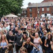 Crowds at Glaston-BURY festival