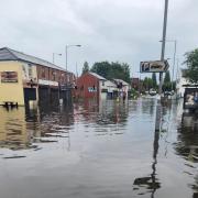 Flooding in Radcliffe