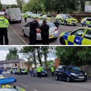 Police in Bury as part of the crackdown