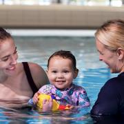 The baby swim club at Whitefield Total Fitness