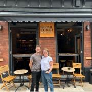 David Thorley and Jennifer Smith outside Broad Street Social in Bury