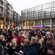 Christmas lights switch-on at The Rock